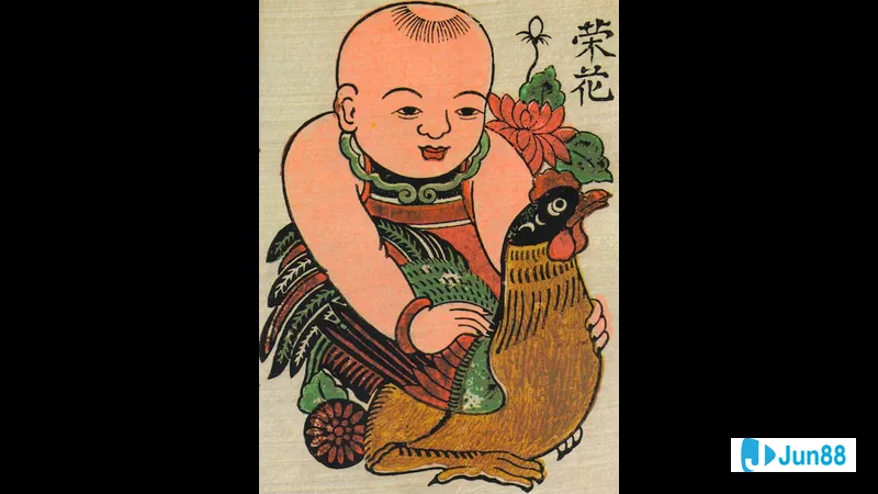 Hai con gà đang chạy trốn nhau trên